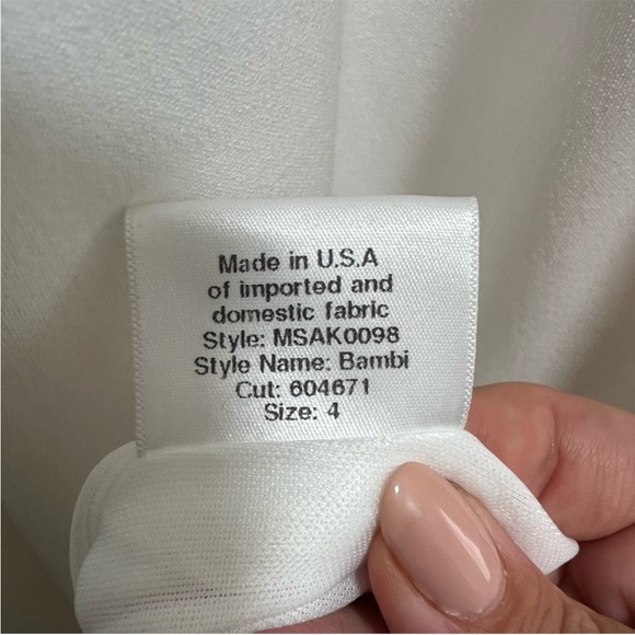 NEW NWT Katie May Bambi Open Back Gown In Ivory - Picture 11 of 11